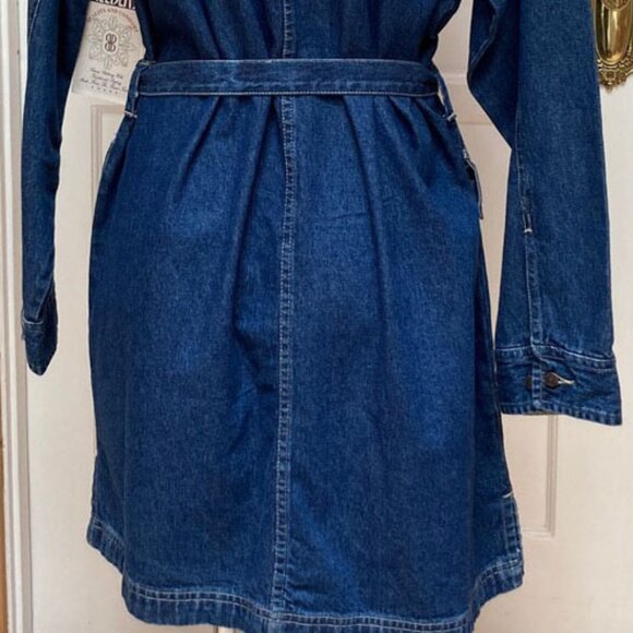 Bill Blass, Classic Denim Jean Dress, - Picture 5 of 12